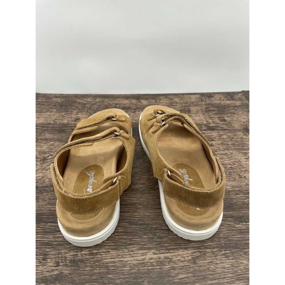 Free People New Moon Suede Open Toe Sandals - Picture 7 of 10